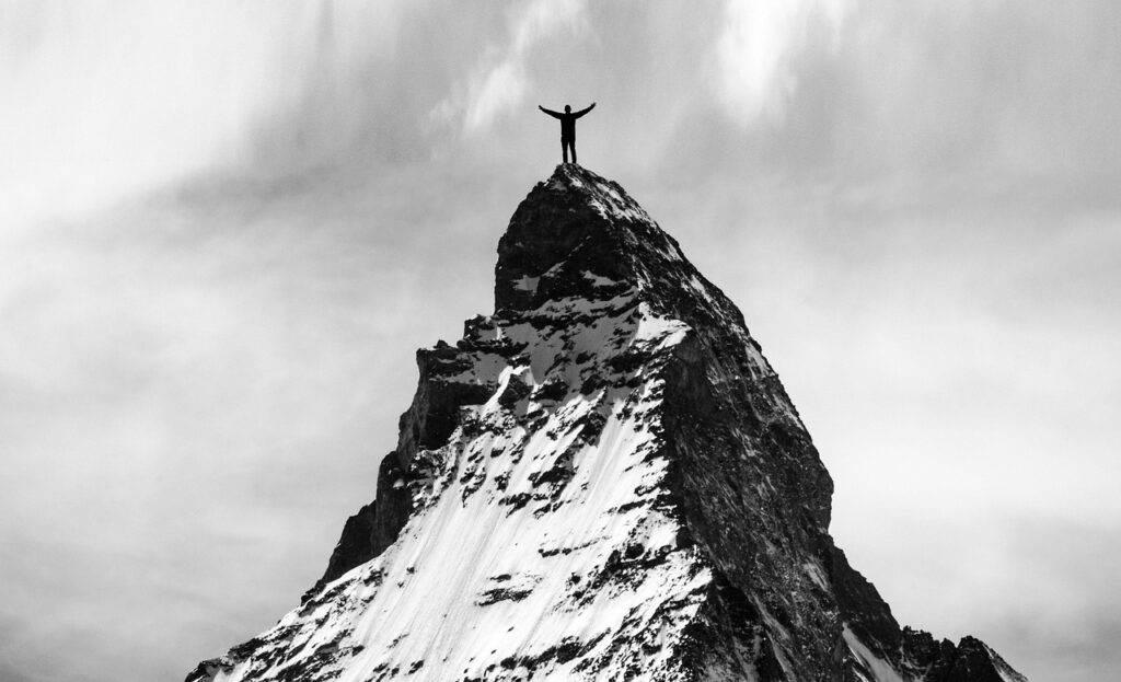 success, man, mountain, climb, nature, top, mountain top, mountain climber, mountaineer, mountaineering, peak, summit, achievement, adventure, high, victory, goal, cliffs, snow mountain, black and white, monochrome, success, success, success, success, success, mountain top, mountain top, mountain top, achievement, achievement, victory, victory, goal