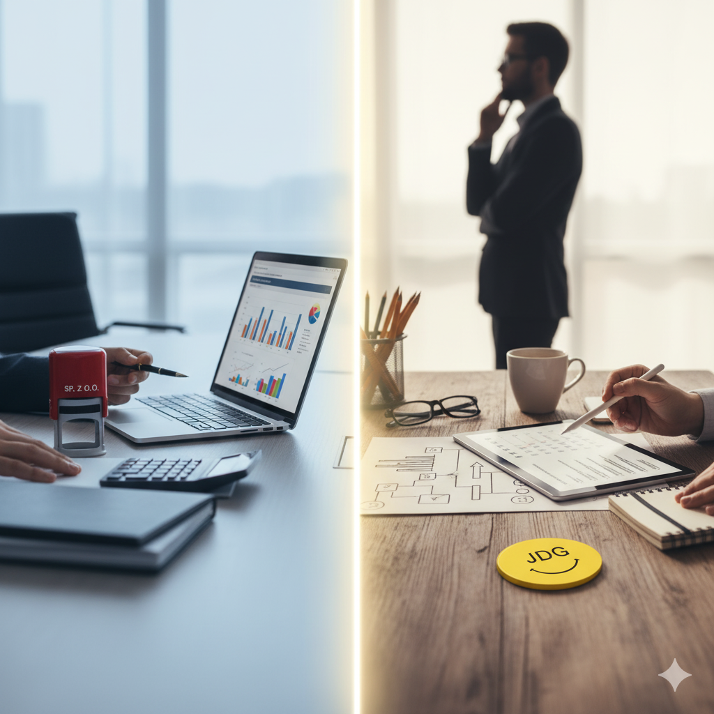 spólka z o. o. czy jdg adwokat Kamil Karwacki